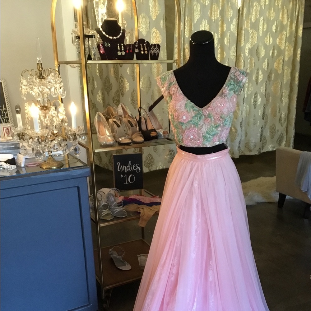 Sherri Hill Floral Prom Dress